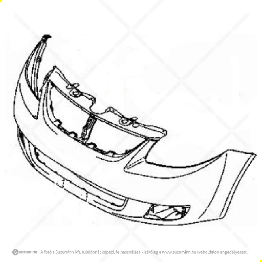 karosszéria / első lökhárító és részei / Suzuki SX4 Sedan első lökhárító 