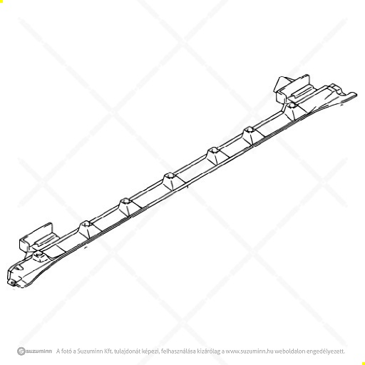 karosszéria / küszöbök, oldalkeretek / Suzuki Swift bal oldali műanyag küszöb borítás (Eredeti Suzuki import alkatrész), cikkszám: M77221-63J00