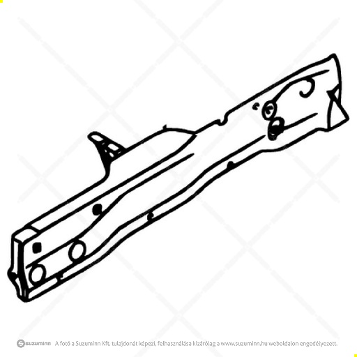 karosszéria / homlokfal és részei / Suzuki Swift jobb nyúlvány merevítő lemez (gyári, eredeti alkatrész), cikkszám: 58340-63J00