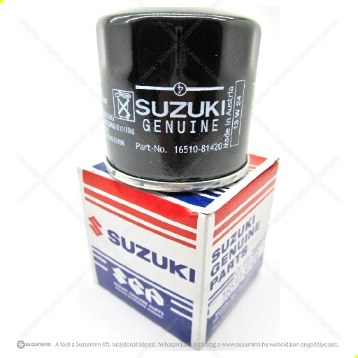 szűrők / motorolaj szűrő / Suzuki olajszűrő gyári (gyári, eredeti alkatrész), cikkszám: 16510-81421